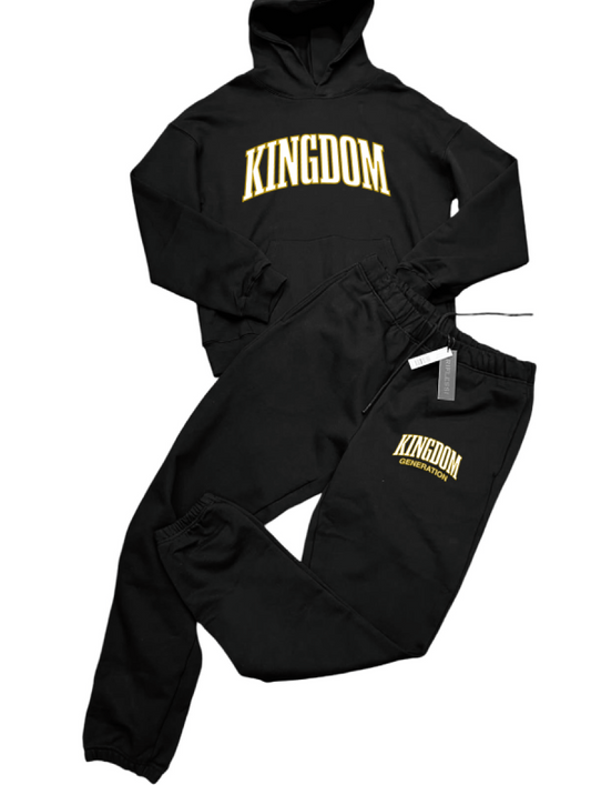 Cotton Fleece Puff Kingdom Generation Sweatsuit Set